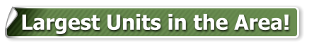 Largest Storage Units in Northern Wisconsin and Upper Peninsula.  Between Florence, WI and Crystal Falls, MI.